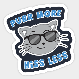 Purr More Sticker